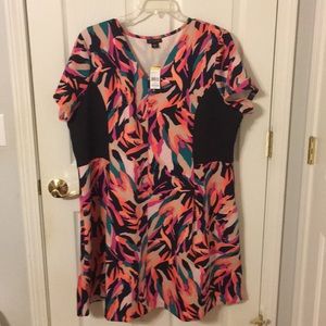 COPY - Metaphor bright colors dress Size 3X